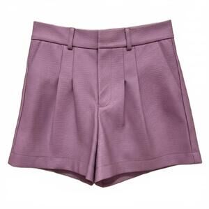 NEW SINCERELY OURS women's crocodile shorts in lilac